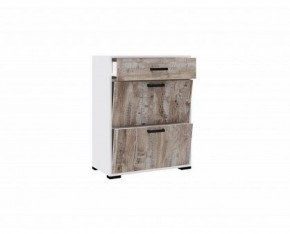 Прихожая Бриз Обувница (Белый/ Дуб юкон) в Игре - igra.ok-mebel.com | фото 2