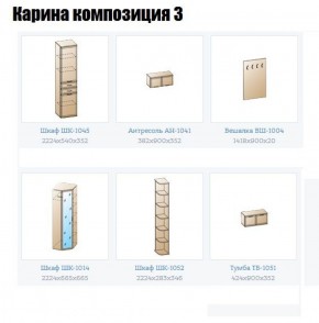 Прихожая Карина (модульная) в Игре - igra.ok-mebel.com | фото 8