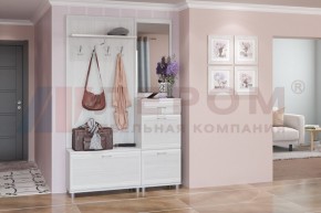 Прихожая Мелисса композиция 8 (Снежный Ясень) в Игре - igra.ok-mebel.com | фото