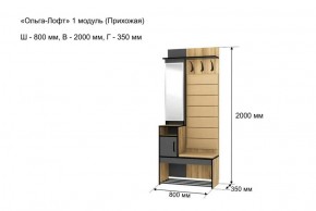 ОЛЬГА-ЛОФТ 1 Прихожая в Игре - igra.ok-mebel.com | фото 4