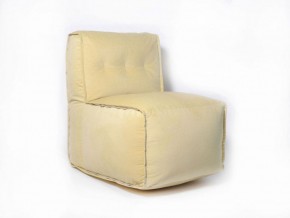 Прямое модульное бескаркасное кресло Комфорт (Желтый велюр) в Игре - igra.ok-mebel.com | фото