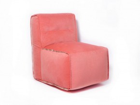 Прямое модульное бескаркасное кресло Комфорт (Персик велюр) в Игре - igra.ok-mebel.com | фото
