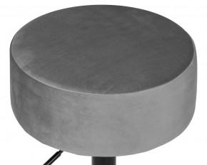 Пуф DOBRIN DANNY BLACK, серый велюр (MJ9-75) в Игре - igra.ok-mebel.com | фото 2