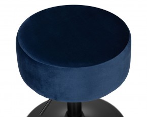 Пуф DOBRIN DANNY BLACK, синий велюр (MJ9-117) в Игре - igra.ok-mebel.com | фото 2