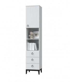 ШАРЛИЗ Шкаф для книг (Белое сияние/Белый снег) в Игре - igra.ok-mebel.com | фото