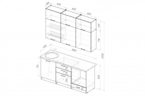 ШЕЛЛИ Кухонный гарнитур Макси 1800 мм в Игре - igra.ok-mebel.com | фото 2