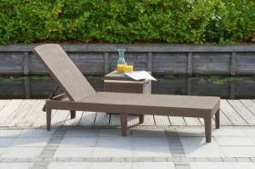 Шезлонг Джайпур (Jaipur Sun lounger) капучино в Игре - igra.ok-mebel.com | фото 2