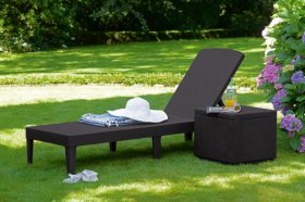 Шезлонг Джайпур (Jaipur Sun lounger) виски-коричневый в Игре - igra.ok-mebel.com | фото 2