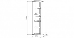 ЛИНДА-1 Шкаф 1-о дверный для белья (ЛНД.01) в Игре - igra.ok-mebel.com | фото 2