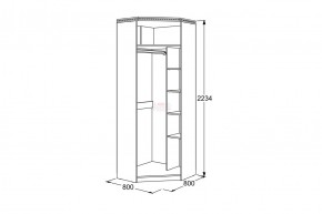 Шкаф 2-х дверный угловой Ольга-13 в Игре - igra.ok-mebel.com | фото 2