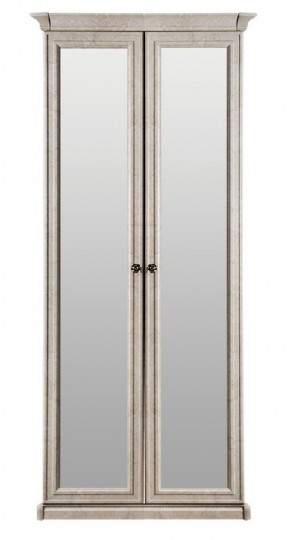 Шкаф 2-х створчатый с зеркалом Афина (крем корень) в Игре - igra.ok-mebel.com | фото
