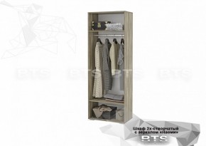 НАОМИ Шкаф 2-х створчатый ШК-22 с зеркалом (дуб каньон/белый глянец) в Игре - igra.ok-mebel.com | фото 3
