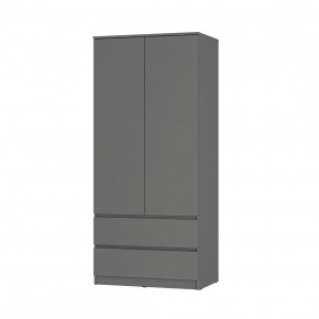 Шкаф 2-х створчатый Симпл ШК-03 (графит) в Игре - igra.ok-mebel.com | фото 2