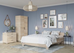 Шкаф 2-х створчатый VICTOR (Сонома) в Игре - igra.ok-mebel.com | фото 3