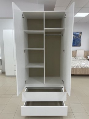 Шкаф 2-ств. с 2 ящиками "Бьянко" в Игре - igra.ok-mebel.com | фото 2