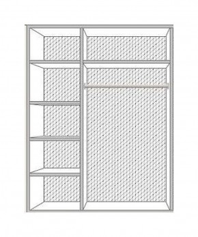 Шкаф 3-х дверный с зеркалами (01.143) Роза (беж) в Игре - igra.ok-mebel.com | фото 2