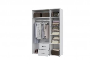 Шкаф 3-х створчатый с ящиками VICTOR (Белый) в Игре - igra.ok-mebel.com | фото 2