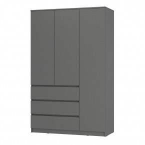 Шкаф 3-х створчатый Симпл ШК-08 (графит) в Игре - igra.ok-mebel.com | фото