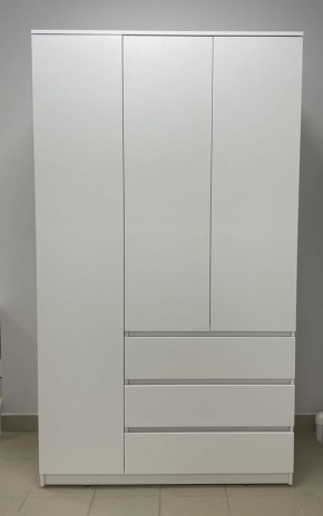 Шкаф 3-ств. с 3 ящиками "Бьянко" в Игре - igra.ok-mebel.com | фото 3