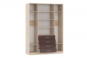 Шкаф 4-х дверный с ящиками Румба в Игре - igra.ok-mebel.com | фото 2