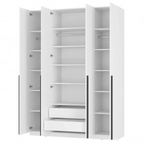 Шкаф 4-х створчатый Айрон ШК-13 (белый) в Игре - igra.ok-mebel.com | фото 9