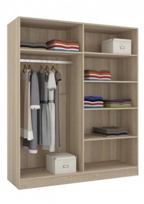 Шкаф 4-х створчатый Леси + Зеркало в Игре - igra.ok-mebel.com | фото 4