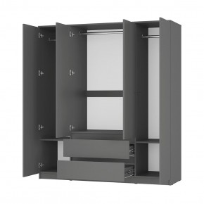 Шкаф 4-х створчатый Симпл ШК-13 (графит) в Игре - igra.ok-mebel.com | фото 2