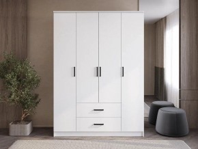 Шкаф 4-х створчатый Титан (белый) в Игре - igra.ok-mebel.com | фото