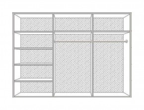 Шкаф 6-и дверный с зеркалами (04.146) Диана в Игре - igra.ok-mebel.com | фото 2