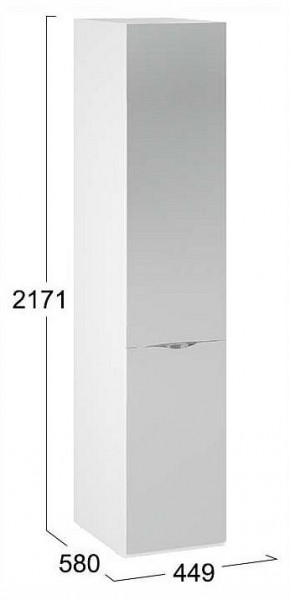 Шкаф для белья Глосс СМ-319.07.002 в Игре - igra.ok-mebel.com | фото 4