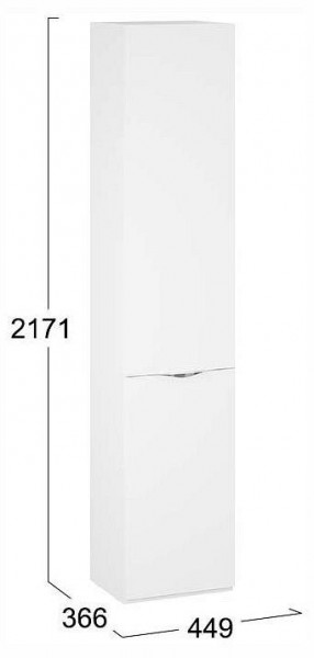 Шкаф для белья Глосс СМ-319.07.011 в Игре - igra.ok-mebel.com | фото 4