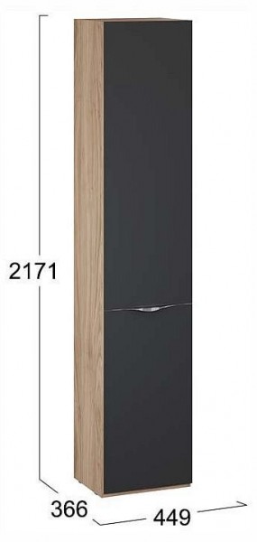 Шкаф для белья Глосс СМ-319.07.011 в Игре - igra.ok-mebel.com | фото 4