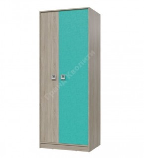 Шкаф для одежды Сити (Арт. 6-9411) Дуб Сонома/Аква в Игре - igra.ok-mebel.com | фото