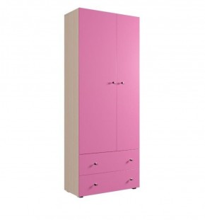 Шкаф ДМ 800 с 2-мя ящиками (розовый) в Игре - igra.ok-mebel.com | фото