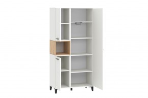 Шкаф комбинированный НМ 013.07 "Bergen" (Белый/Дуб бунратти) в Игре - igra.ok-mebel.com | фото 2