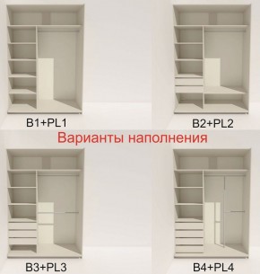 Шкаф-купе 1400 серии SOFT D6+D4+B2+PL2 (2 ящика+1штанга+1 полка) профиль «Капучино» в Игре - igra.ok-mebel.com | фото 7