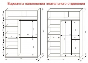 Шкаф-купе 1600 серии SOFT D8+D2+B2+PL4 (2 ящика+F обр.штанга) профиль «Графит» в Игре - igra.ok-mebel.com | фото 8