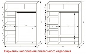 Шкаф-купе 1800 серии SOFT D6+D6+B2+PL3 (2 ящика+2штанги) профиль «Капучино» в Игре - igra.ok-mebel.com | фото 7