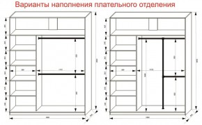 Шкаф-купе 1800 серии SOFT D8+D2+B2+PL4 (2 ящика+F обр.штанга) профиль «Графит» в Игре - igra.ok-mebel.com | фото 8