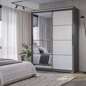 Шкаф-купе Крафт-6 1.6 м ШКК-06 (графит) в Игре - igra.ok-mebel.com | фото