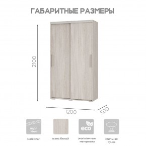 Шкаф-купе ШКК-11 (ясень белый) в Игре - igra.ok-mebel.com | фото 7