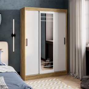 Шкаф-купе Тео ШКК-02 (крафт/белый) в Игре - igra.ok-mebel.com | фото