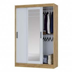 Шкаф-купе Тео ШКК-02 (крафт/белый) в Игре - igra.ok-mebel.com | фото 3