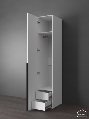 Шкаф Linnea MHR-1-3 2050х400х510 (Белый-М 11.1.2) в Игре - igra.ok-mebel.com | фото 7