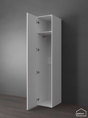 Шкаф Linnea MHR-1PO 2050х400х510 (Белый-М 11.1.1) в Игре - igra.ok-mebel.com | фото 4
