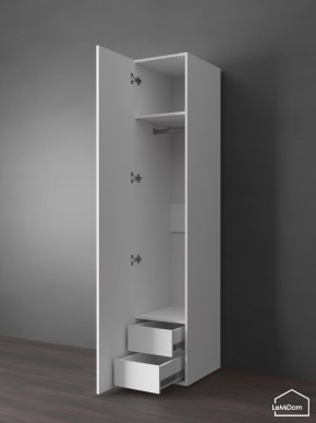 Шкаф Linnea MHR-1PO-3 2050х400х510 (Белый-М 11.1.2) в Игре - igra.ok-mebel.com | фото 5