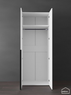 Шкаф Linnea MHR-2 2050х800х510 (Белый-М 11.1.1) в Игре - igra.ok-mebel.com | фото 4
