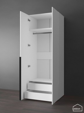 Шкаф Linnea MHR-2-3 2050х800х510 (Белый-М 11.1.2) в Игре - igra.ok-mebel.com | фото 5