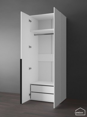 Шкаф Linnea MHR-2-3 2050х800х510 (Белый-М 11.1.2) в Игре - igra.ok-mebel.com | фото 6