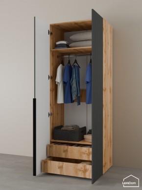Шкаф Linnea MHR-2-3 2050х800х510 (ДВ-М 11.1.25) в Игре - igra.ok-mebel.com | фото 6